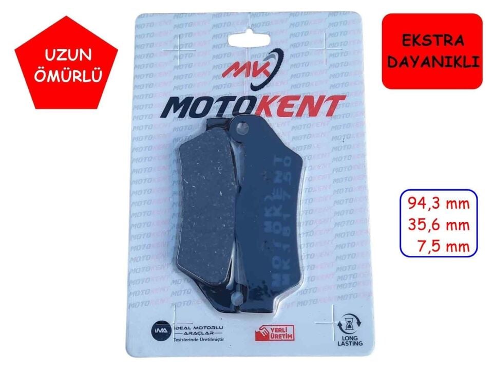 Bajaj Ön Fren Disk Balatası Fa181 Mtk Pulsar Ns 200-Rs 200-220-Ns 150-Discovery 150 F