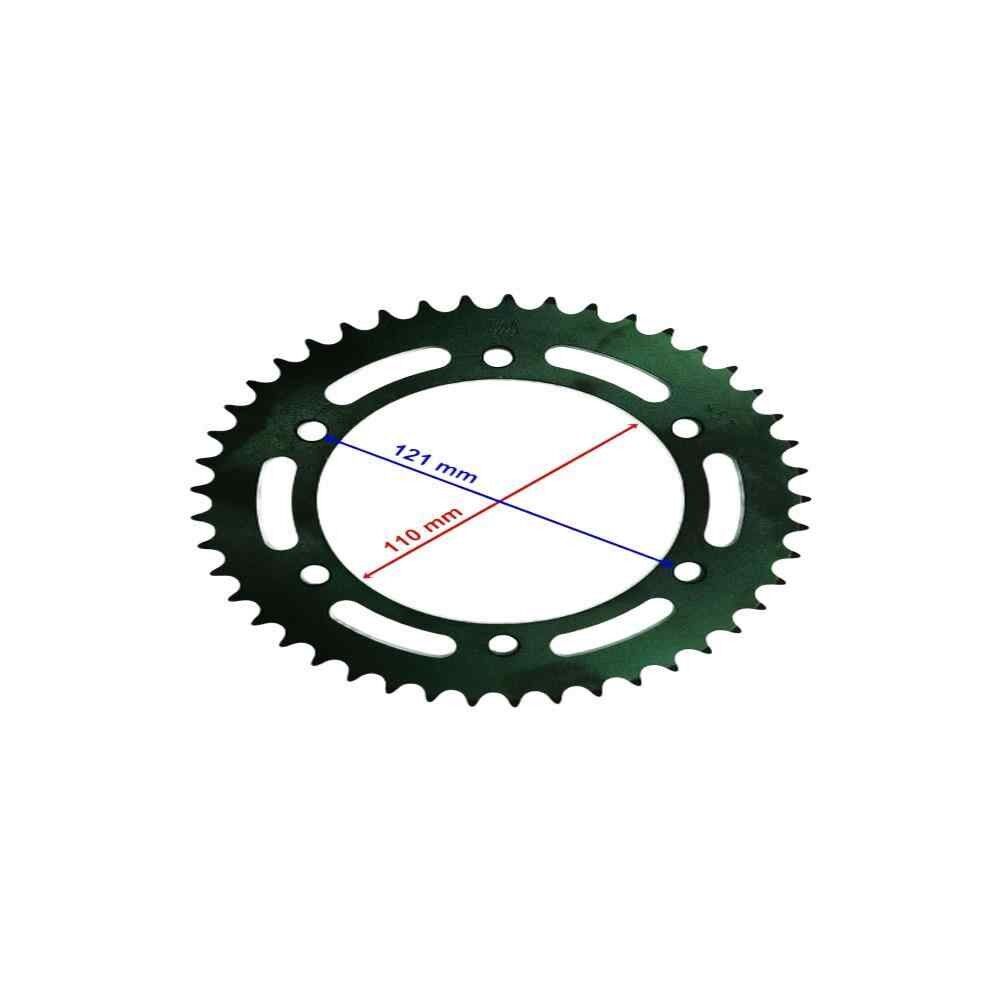 Ybr 250 Uyumlu Arka Dişli 428-45T İç 110 Mm 6 Delikli Ind Öm