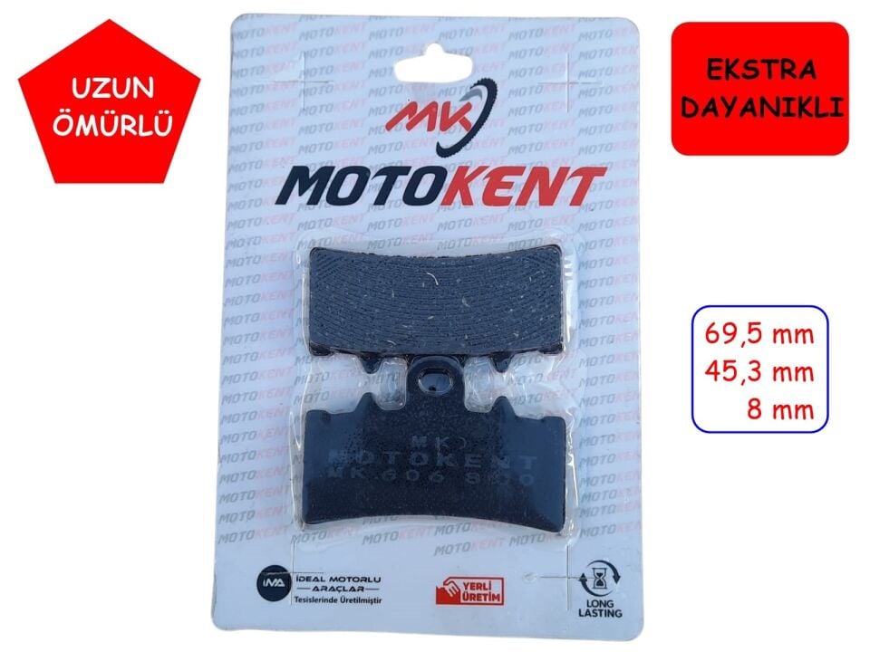 Bajaj Ön Fren Disk Balatası Fa606 Mtk Dominar 250-400 Ktm Rc Duke 125-200-390