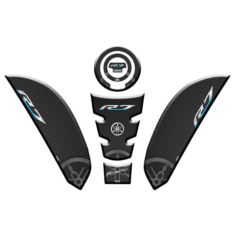 Yamaha R7 2021 - 2024 Uyumlu Tank Pad Set 001