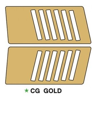 Yan Kapak Etiketi Gold Cg 125 Takım