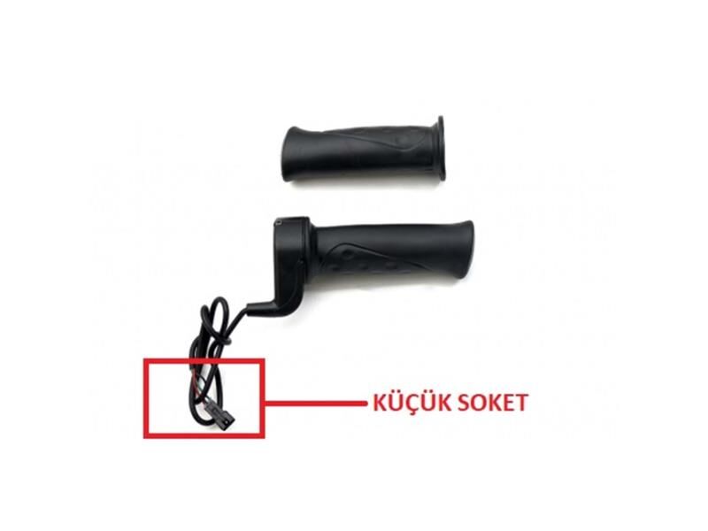 Gaz Kolu E-Bisiklet (Küçük Soket)