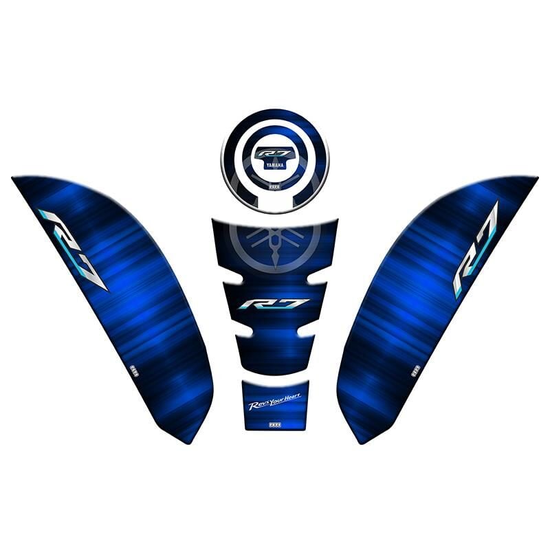 Yamaha R7 2021 - 2024 Uyumlu Tank Pad Set 003