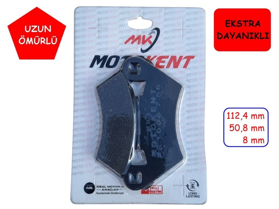 Rks Vieste 249, Ressivo 250 Arka Fren Disk Balatası 1006 Mtk