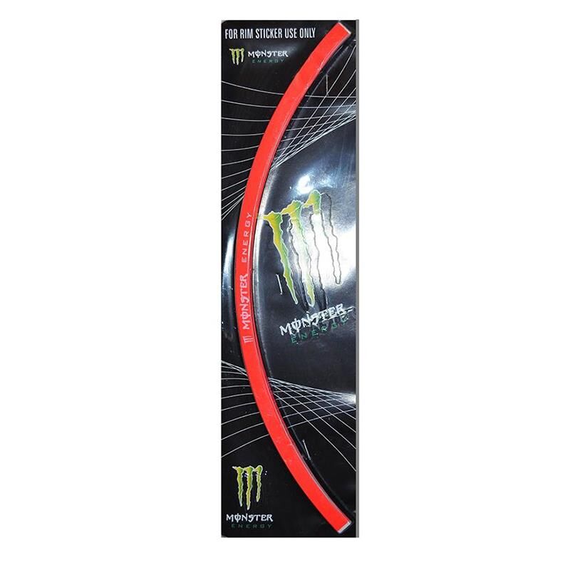 Skm Universal Monster 1 Set Jant Şeridi Kırmızı