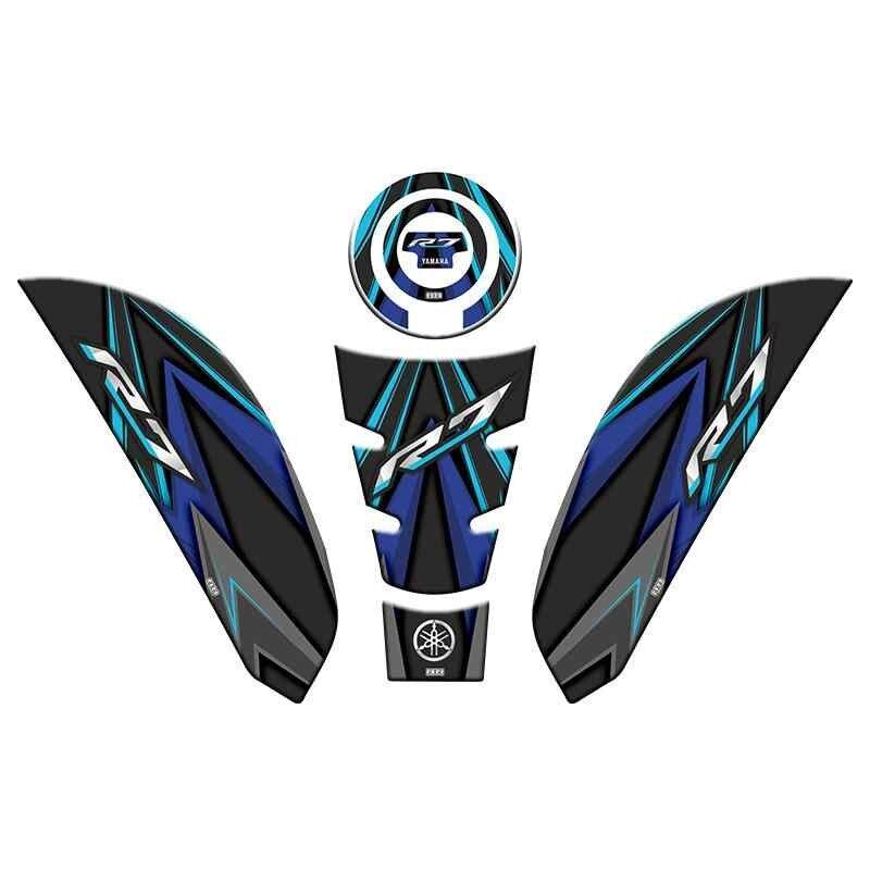 Yamaha R7 2021 - 2024 Uyumlu Tank Pad Set 004