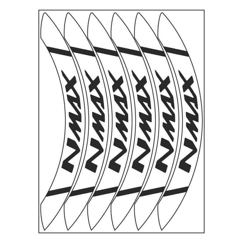 Beyaz Geniş Yamaha Nmax Uyumlu 1 Set Jant Şeridi