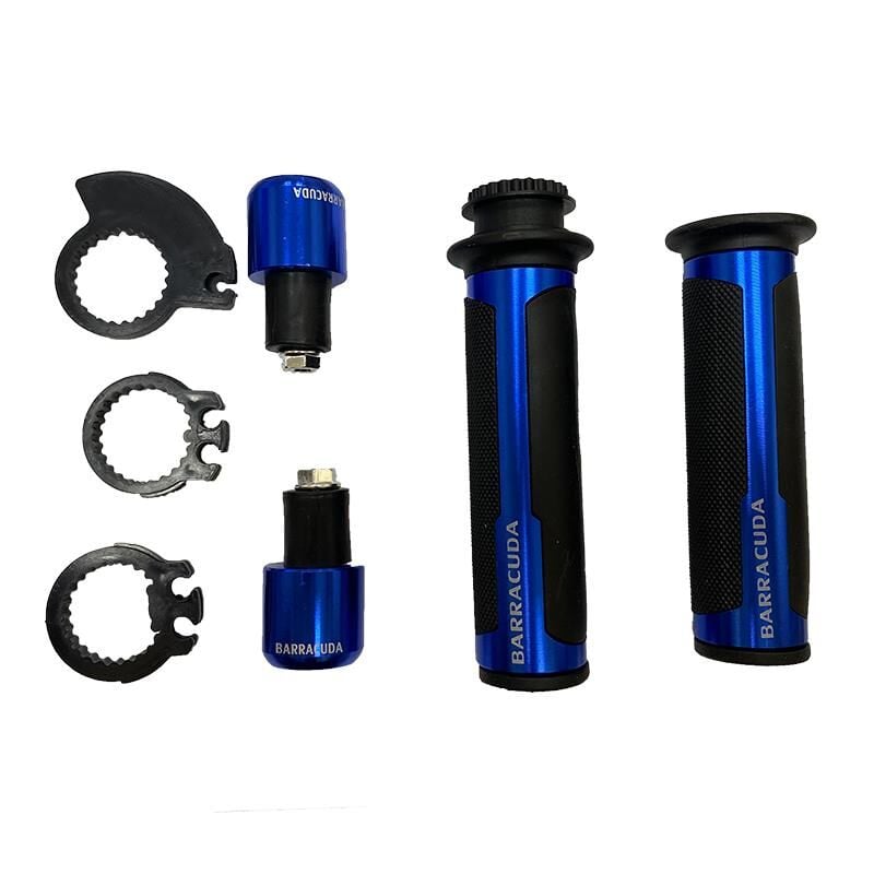 Skm Motosiklet Universal Elcik Ve Topuz Seti Mavi