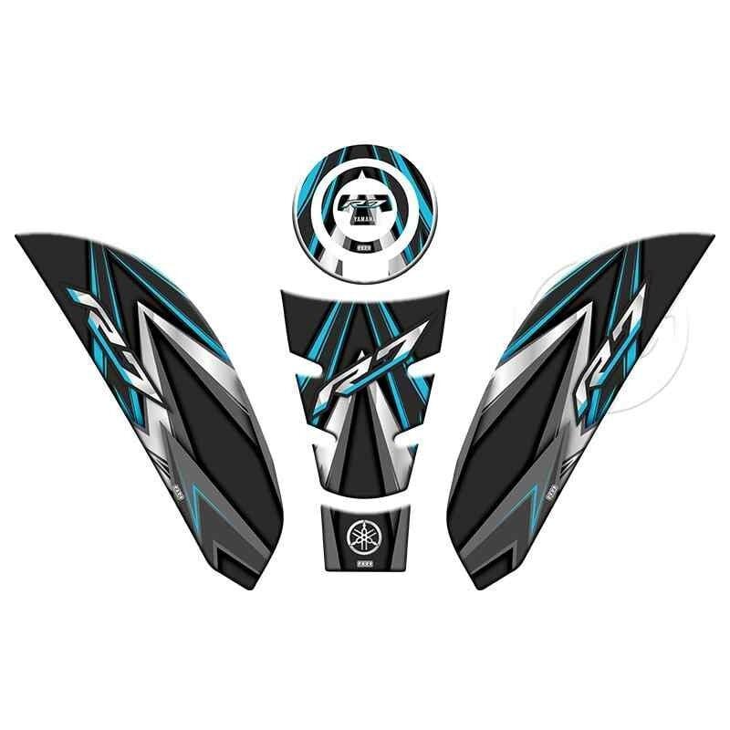 Yamaha R7 2021 - 2024 Uyumlu Tank Pad Set 005