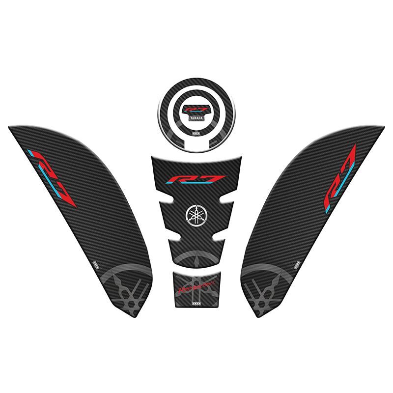 Yamaha R7 2021 - 2024 Uyumlu Tank Pad Set 006