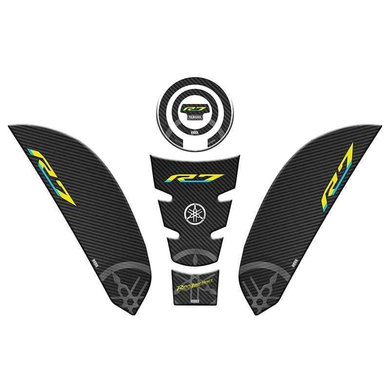 Yamaha R7 2021 - 2024 Uyumlu Tank Pad Set 007