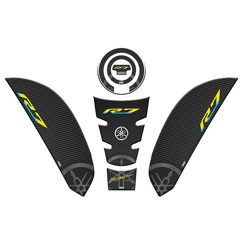 Yamaha R7 2021 - 2024 Uyumlu Tank Pad Set 007