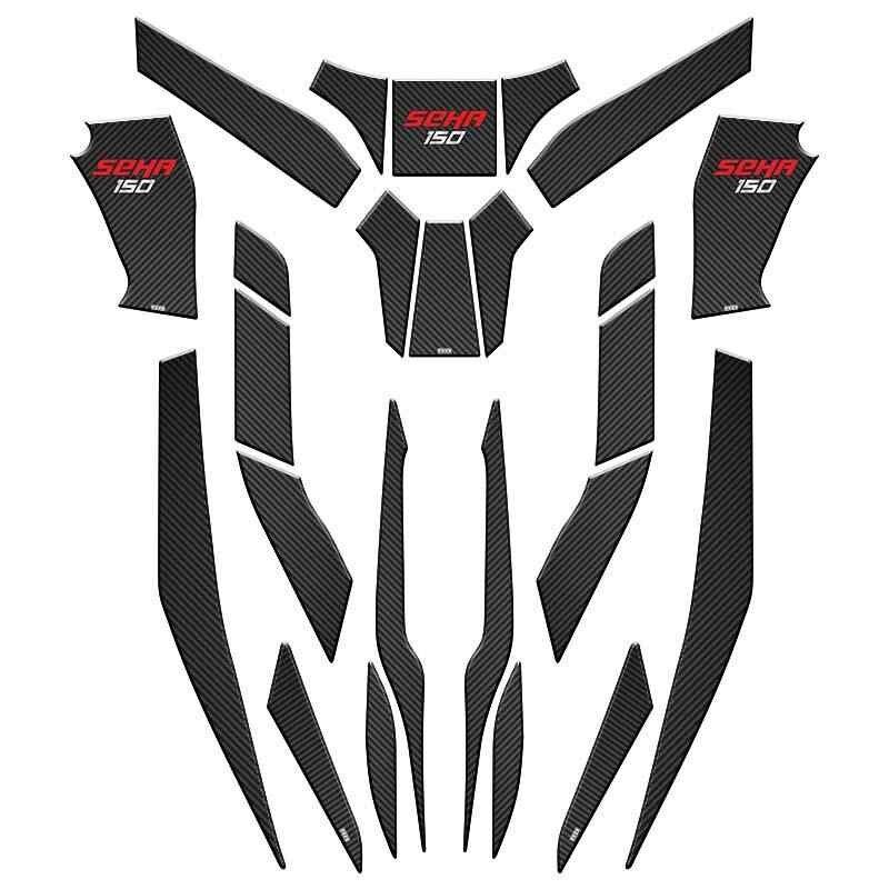 Kanuni Seha 150 2022 - 2024 Uyumlu 24 Parça Tank Pad Set 002