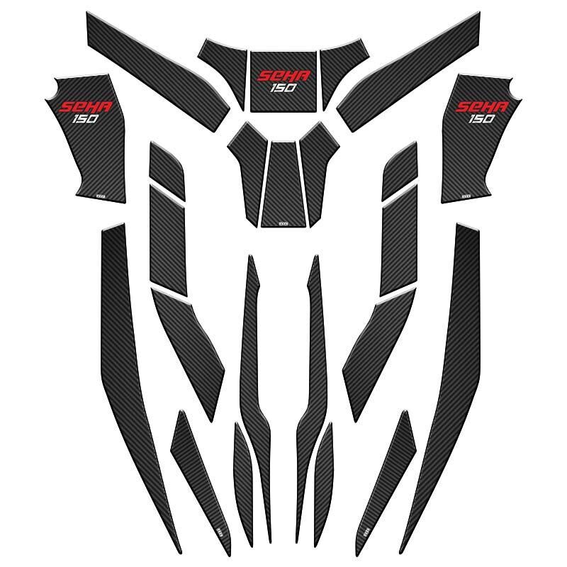 Kanuni Seha 150 2022 - 2024 Uyumlu 24 Parça Tank Pad Set 002