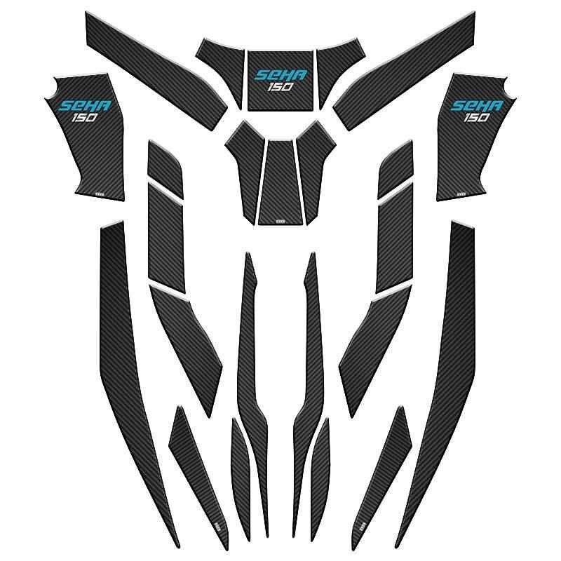 Kanuni Seha 150 2022 - 2024 Uyumlu 24 Parça Tank Pad Set 003