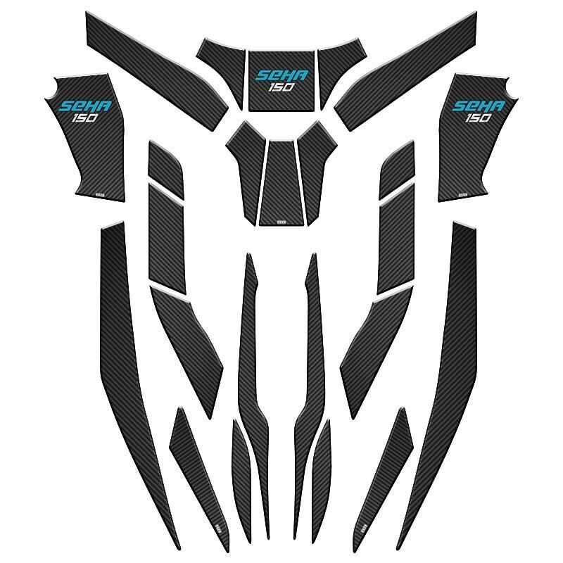 Kanuni Seha 150 2022 - 2024 Uyumlu 24 Parça Tank Pad Set 003