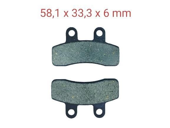 Mondial E-Mon X-Man Ön Fren Disk Balatası Fa448