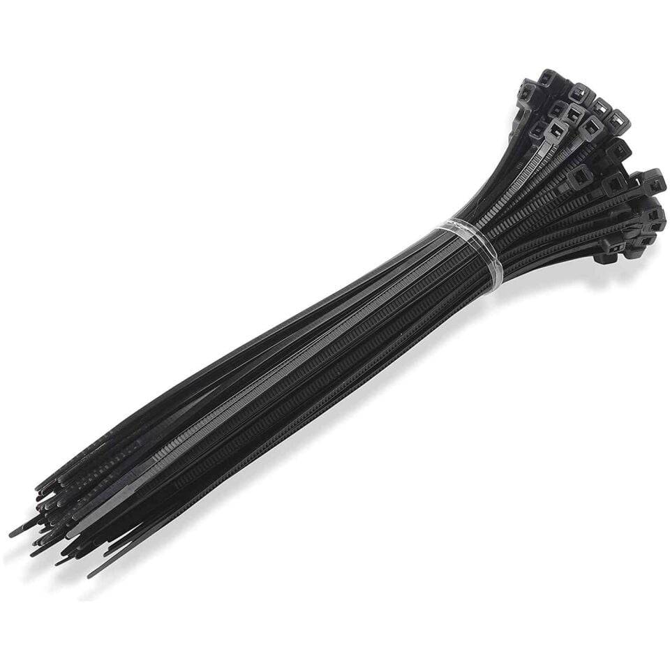 Tesisat Cırt Kelepçe 250-4,8 Mm Siyah (Yaklaşık 100 Ad)