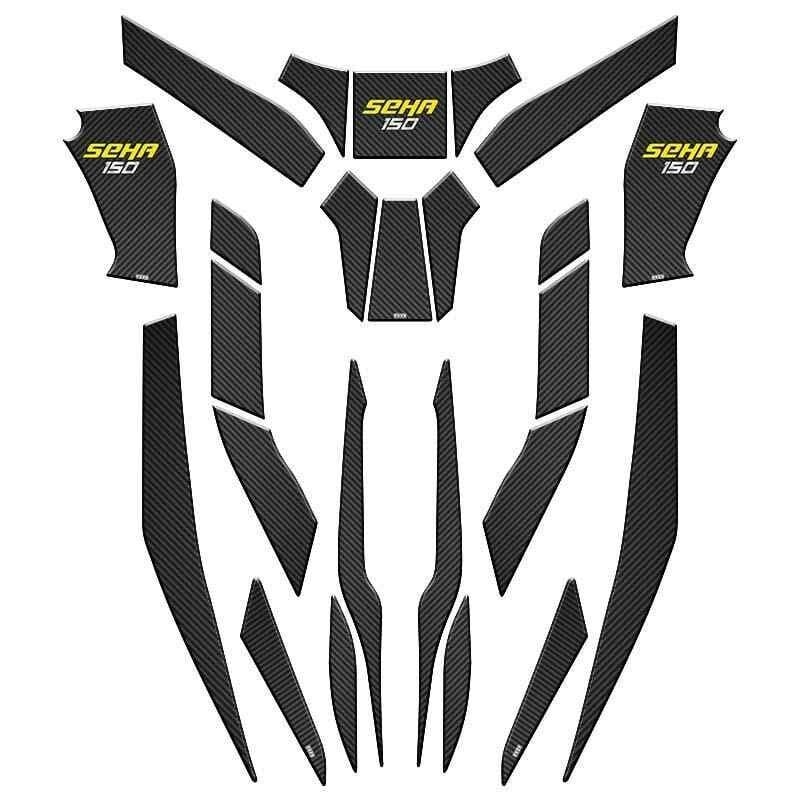 Kanuni Seha 150 2022 - 2024 Uyumlu 24 Parça Tank Pad Set 004