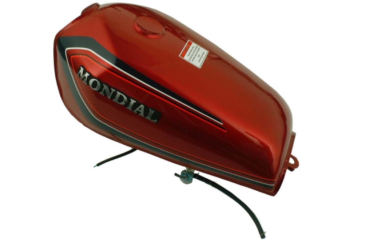 Mondial 125Mgclassıcbenzindeposumuslukveşamandıradahilkırmızıorj
