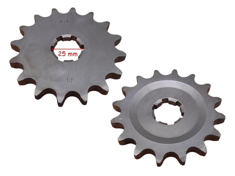 Atv Lx200 Ön Dişli 530-16T İç 25 Mm 6 Tırnaklı Çukur Öm