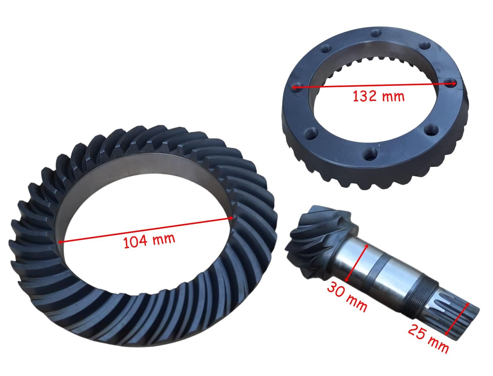 Atv Segway 570 Arka Difransiyel Ayna Mağruti Seti 33T-9T Öm