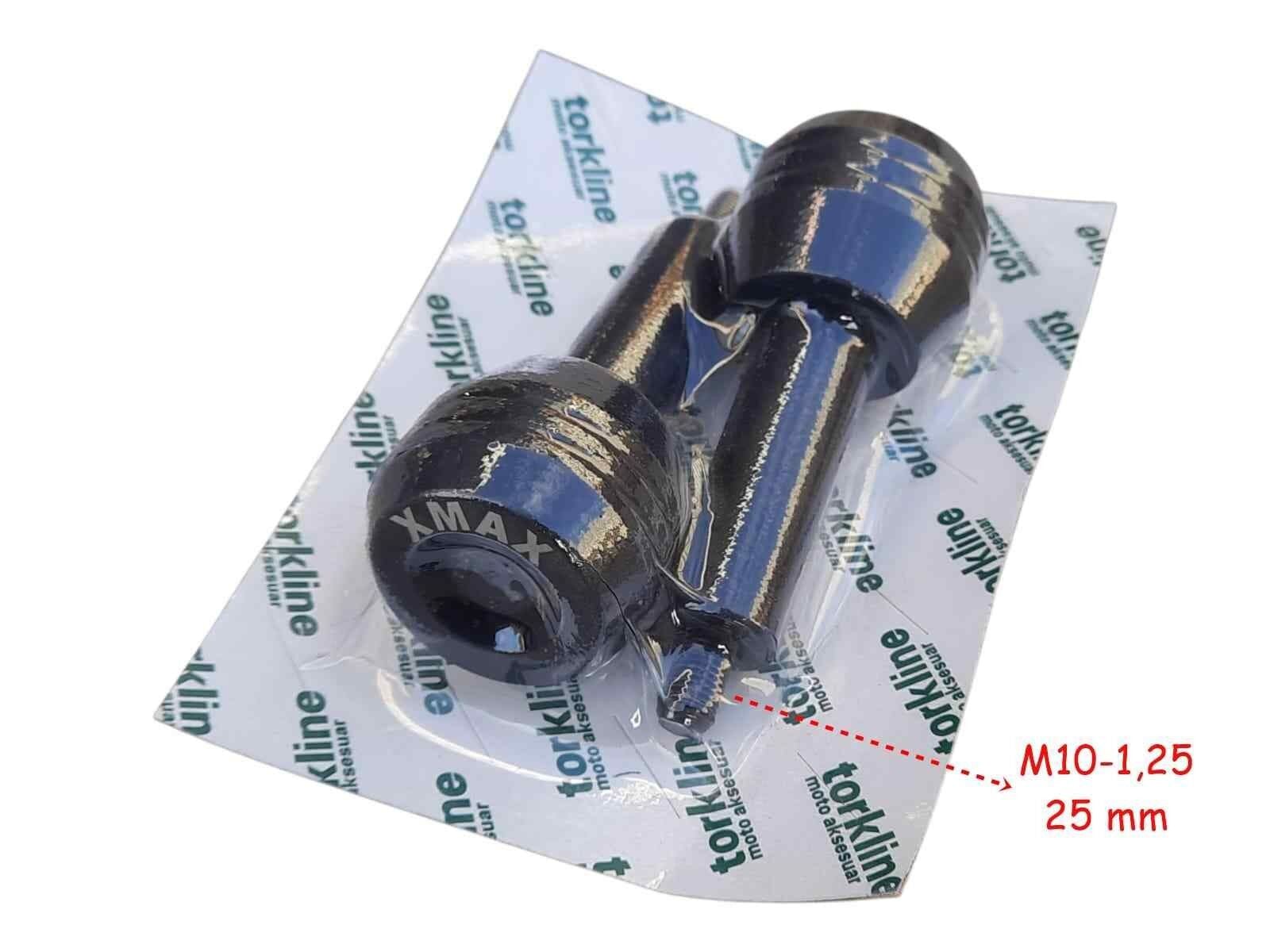 Yamaha Xmax 250 Egzoz Koruma Takozu Alüminyum Siyah 2 Li