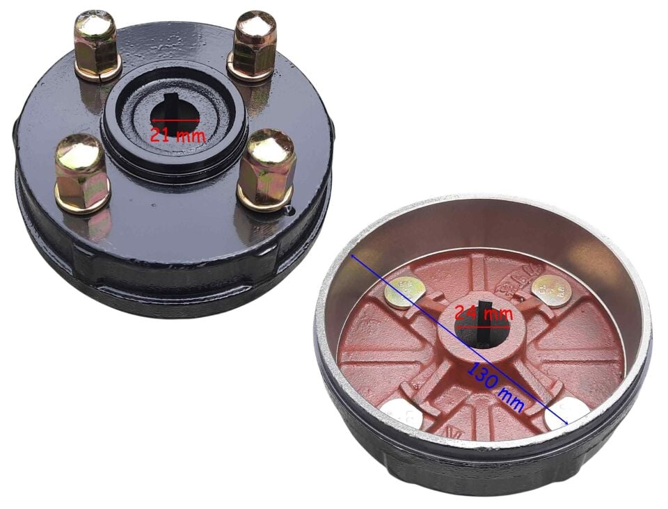 E-Bis 3 Tekerli Arka Göbek 130 Mm