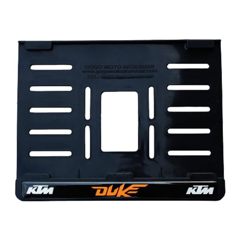 Ktm Duke Uyumlu 1 Plastik (15X24 Cm) Kırılmaz Plakalık