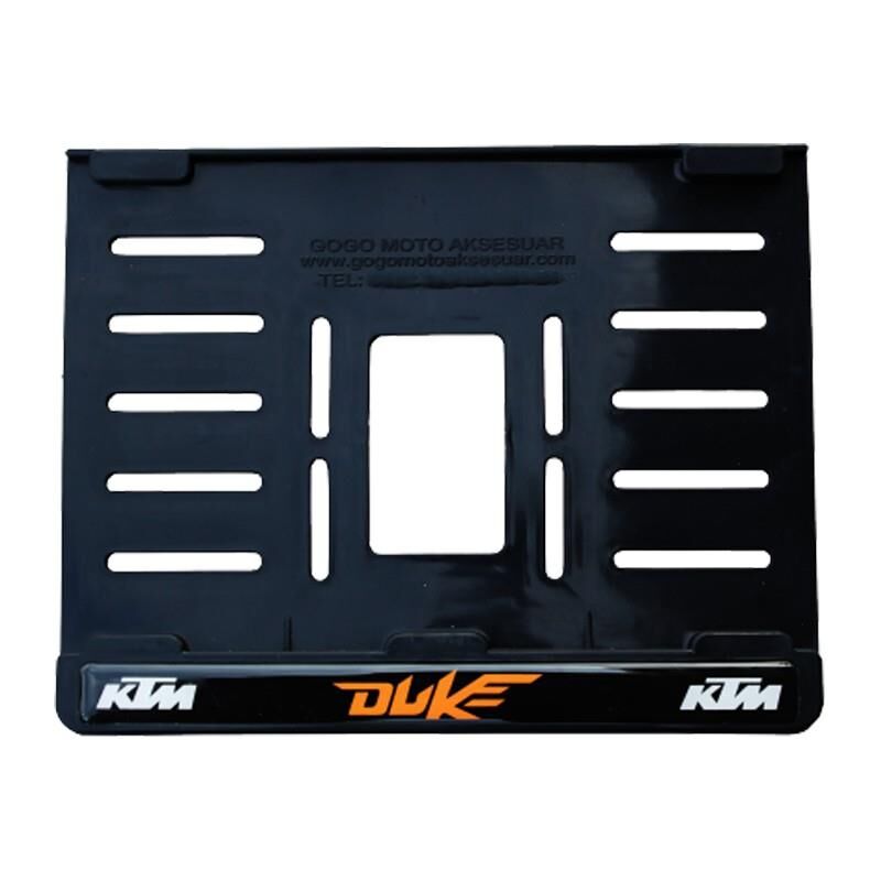 Ktm Duke Uyumlu 1 Plastik (15X24 Cm) Kırılmaz Plakalık