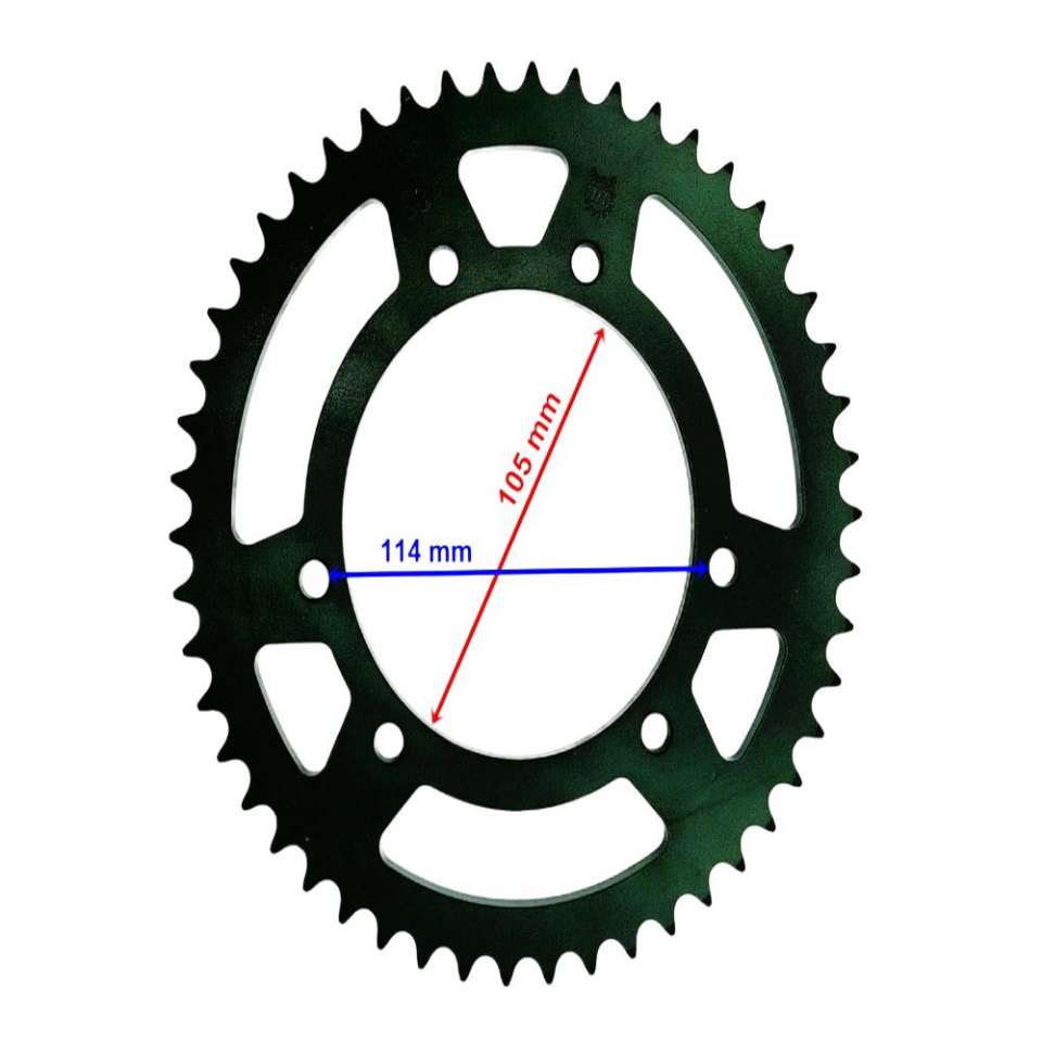 Xt125 R Arka Dişli 428-50T İç 105 Mm 6 Delik Ind Öm