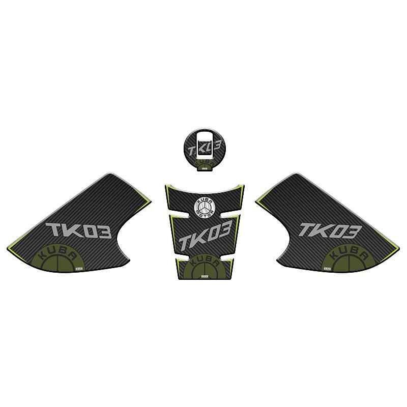 Kuba Tk-03 2021 - 2024 Uyumlu Tank Pad Set 002
