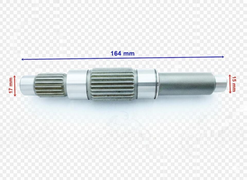 Atv Linhai Şanzıman Mili Frezeli 164 Mm Öm