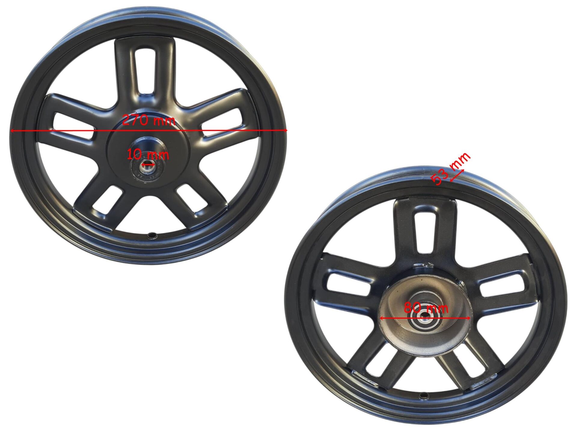 E-Bis Ön Jant Siyah 5 Kollu 14-2.50