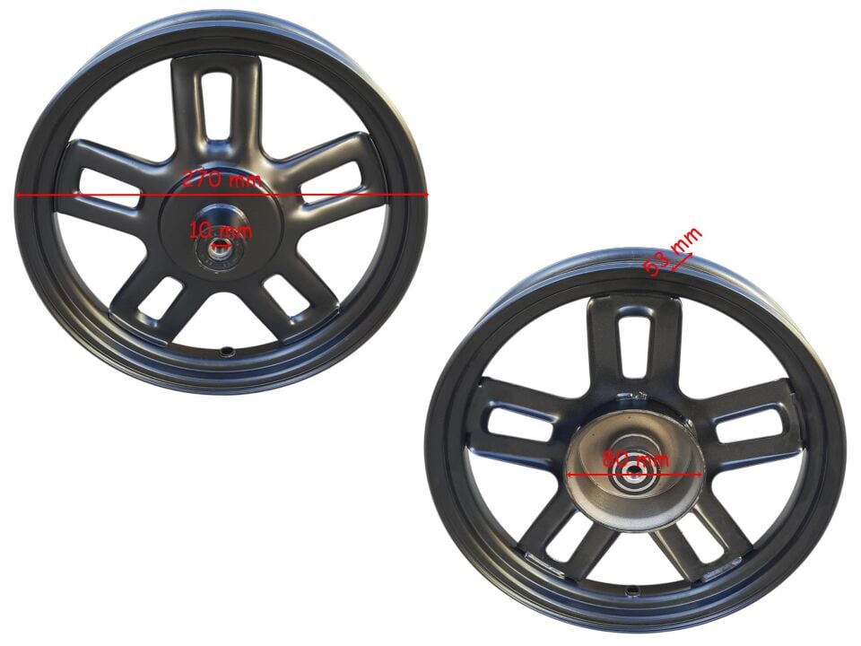 E-Bis Ön Jant Siyah 5 Kollu 14-2.50