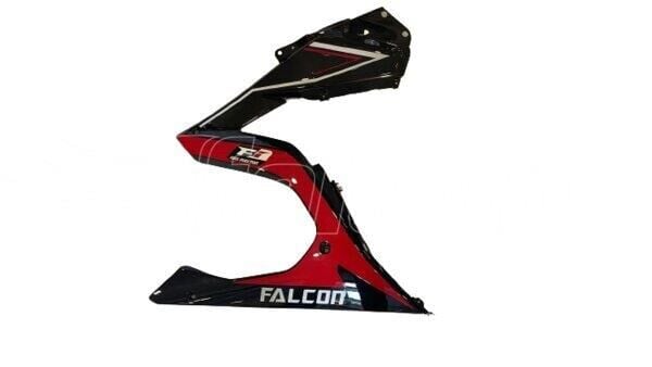 Falcon Sinyal Karenajı Alt (Z) Parça Kırmızı Büyük Sol - Fr 177 Racıng