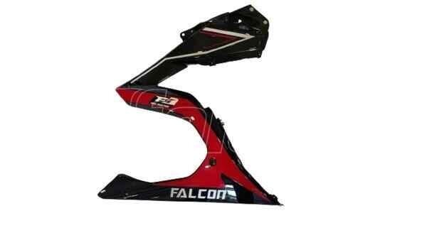 Falcon Sinyal Karenajı Alt (Z) Parça Kırmızı Büyük Sol - Fr 177 Racıng