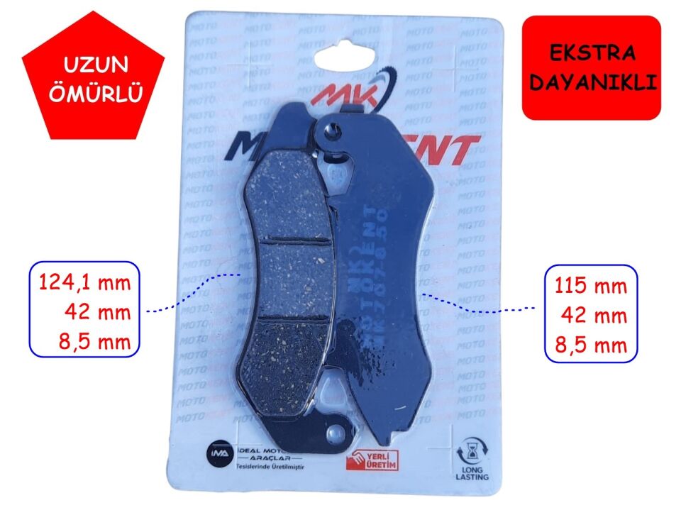 Rks Srk125 Ön Fren Disk Balatası Em Fa707 Mtk