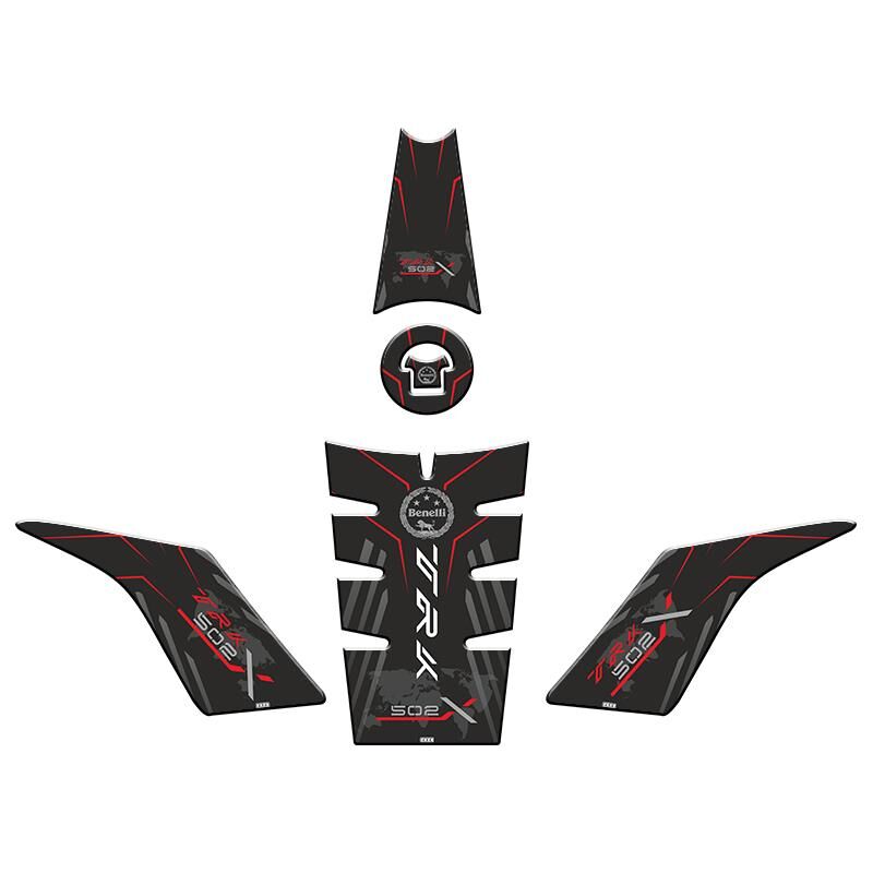 Skm Benelli Trk 502 2017 - 2024 Uyumlu Tank Pad Set 005