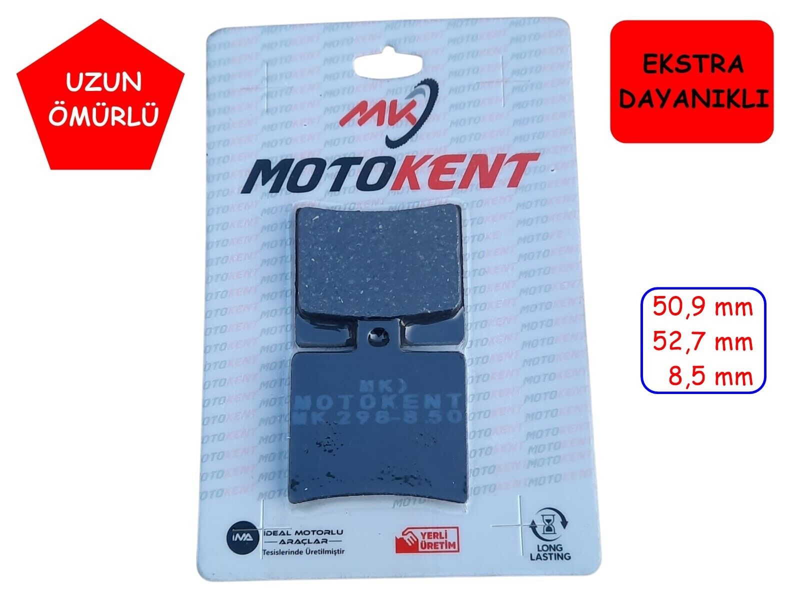 Mondial Arka Fren Disk Balatası Fa298 Mtk Volta Apec Apx5 150, Arora Zrx 200, Proostreet 125