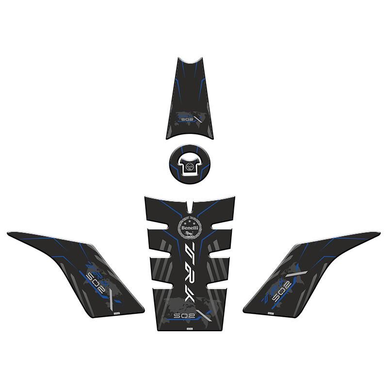 Skm Benelli Trk 502 2017 - 2024 Uyumlu Tank Pad Set 006