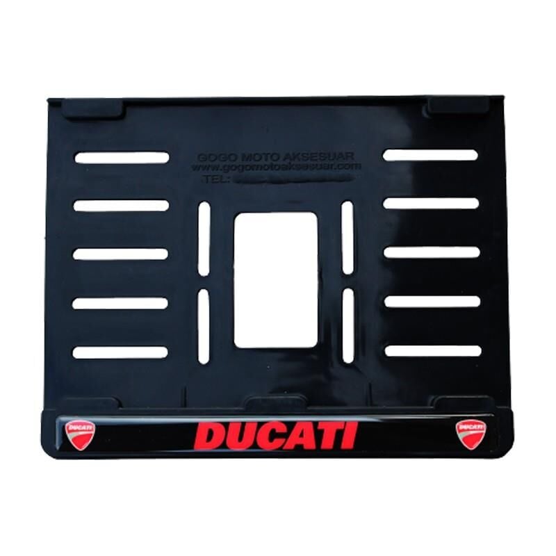 Ducati Ducatı Uyumlu Plastik (15X24 Cm) Kırılmaz Plakalık