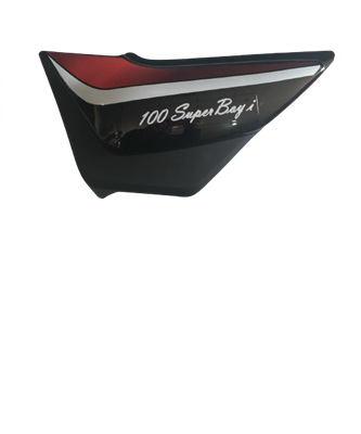Mondial Yan Kapak Sol Siyah 100 Mg Süperboy Ym - 1049