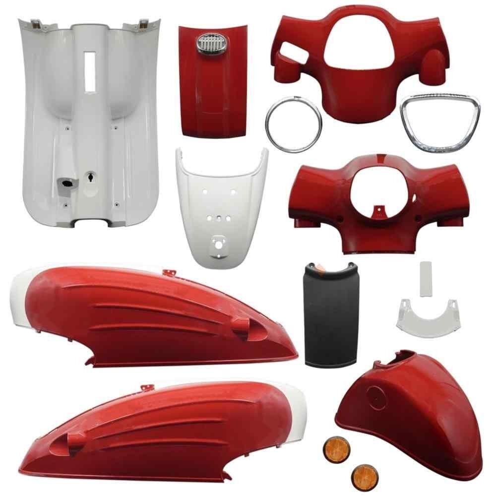 Mondial Turismo 50İ Kaporta Seti (Boyalı Parçalar) Kırmızı 15 Parça