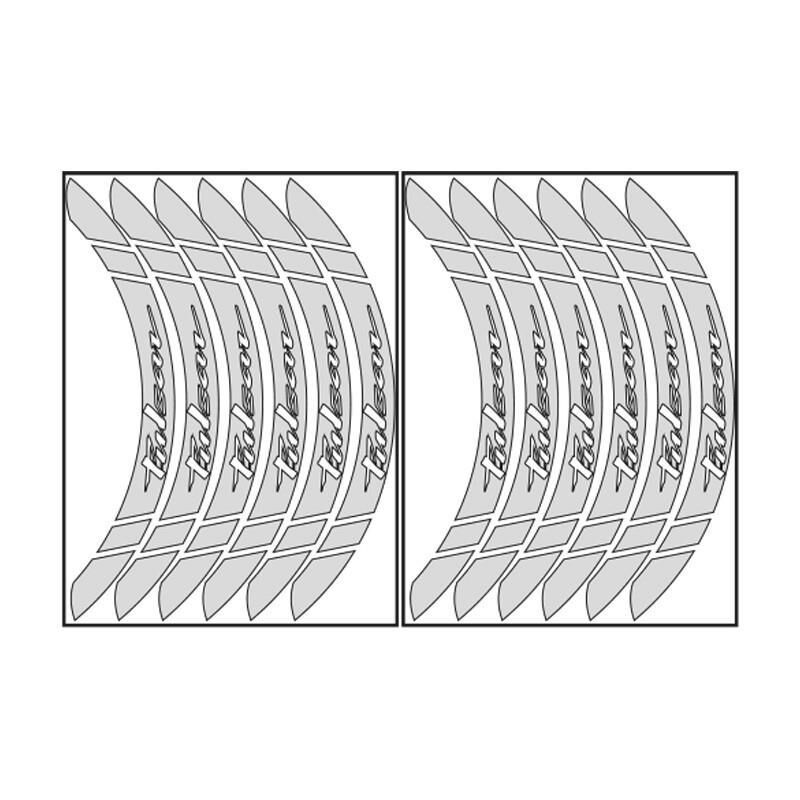 Bajaj Reflektör Beyaz Pulsar Uyumlu Büyük 1 Set Jant Şeridi