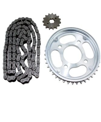 Zincir- (ön + Arka) Dişli Seti Cbf 150 Uyumlu 42t-15t-126l