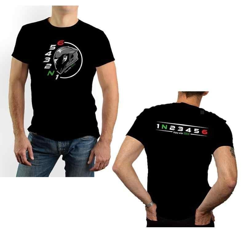 Skm 1N23456 Kasklı Desenli T-Shirt