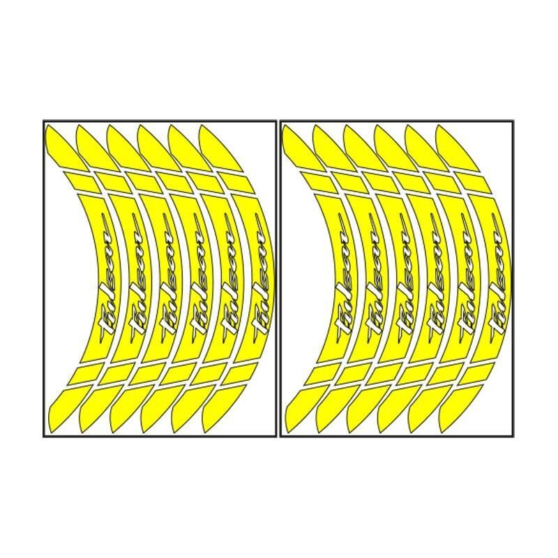Bajaj Florasan Sarı Pulsar Uyumlu Büyük 1 Set Jant Şeridi