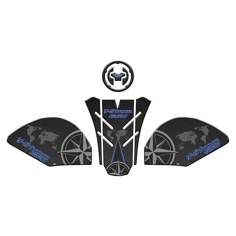 Skm Suzukı V-Strom 650 2021 - 2024 Uyumlu Tank Pad Set 001