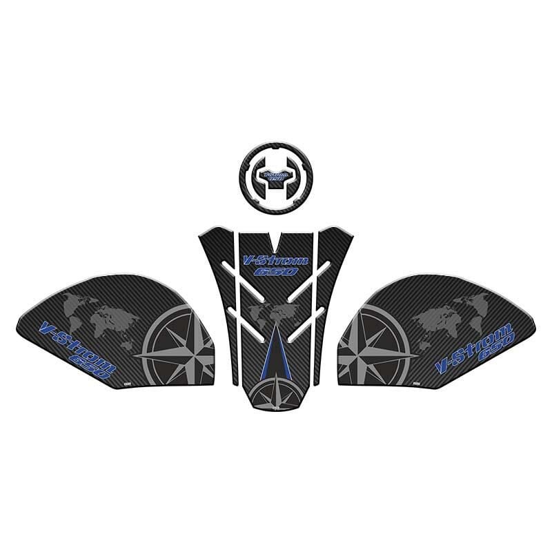 Skm Suzukı V-Strom 650 2021 - 2024 Uyumlu Tank Pad Set 001